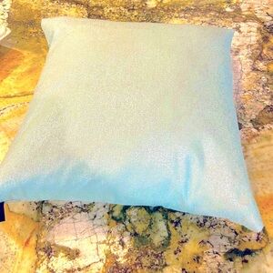 Rodeo Home Oversized turquoise metallic linen pillow 2 available